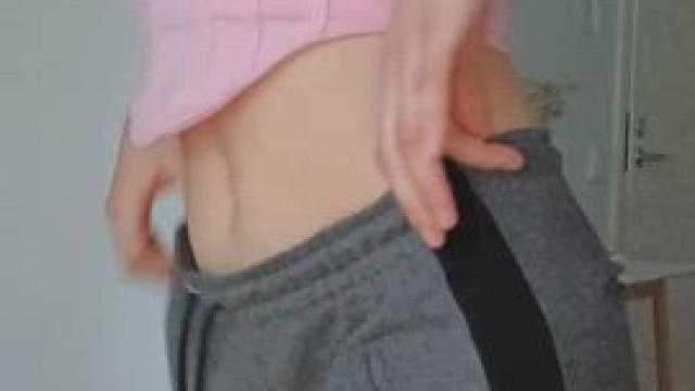 Feeling cute today, look at my pink booty