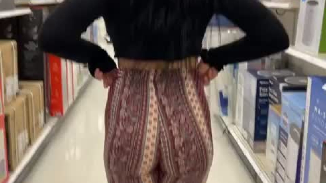 Flashing in target with my buttplug in