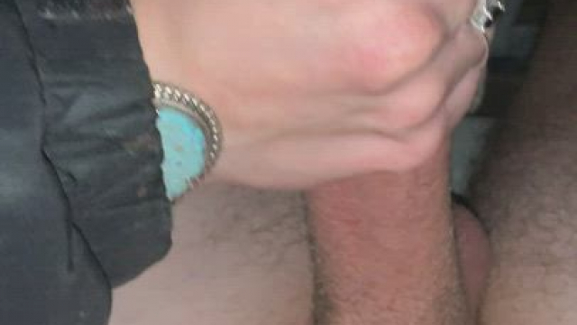 Giving me a handjob while she drives