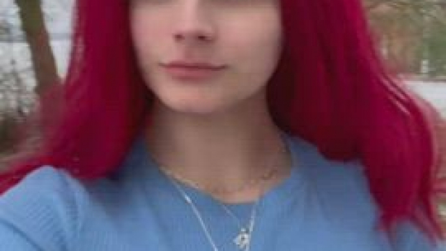 The snowflakes feel so good on my nipples had to pop them for you... hopefully y