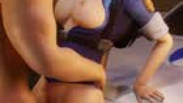 Officer Caitlyn wearing sunglasses at night (sandwichmoth)