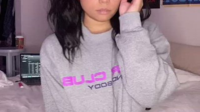 Schoolgirl revealing big boobs