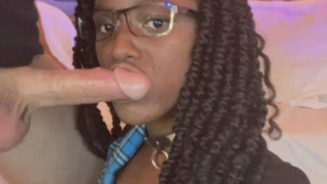 Make love to the cock with your mouth