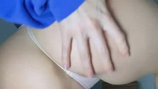 spreading my ass cheeks ;)