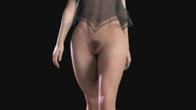 Lara sexy walking (Mustard) [Tomb Raider]