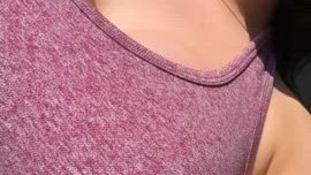 Huge Tits Under My Sports Bra