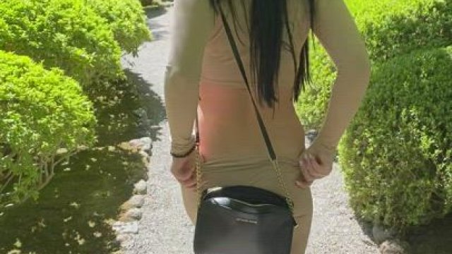 Taking a stroll through a garden [gif]