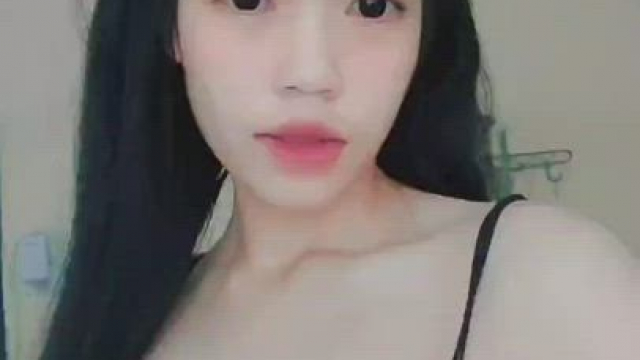 Squish my boobs tight and hard