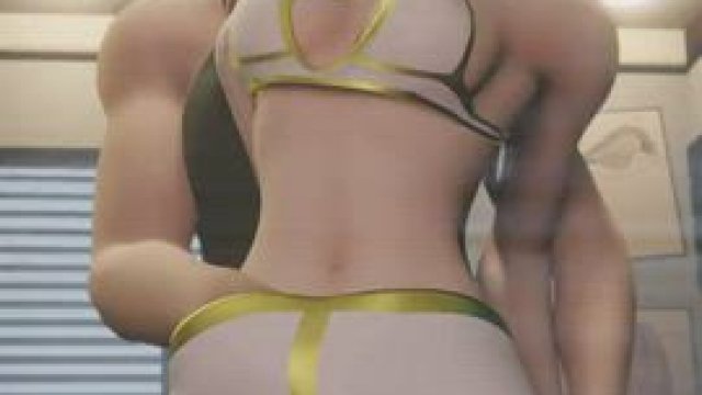 Mercy gets fingered by Futa Brigitte (Dreamrider) [Overwatch]