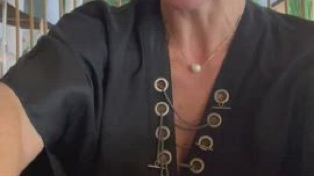 Sundays brunch Ooops I forget panties [gif]