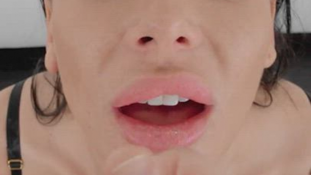 Facial for Hot Brunette