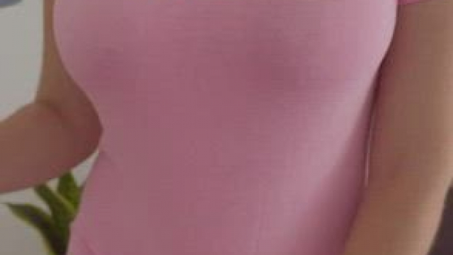 letting you see my boobs bounce one step at a time ;)