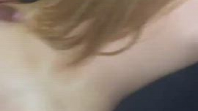 Stretching hotwife open while cuck gets to see the joy on her face!