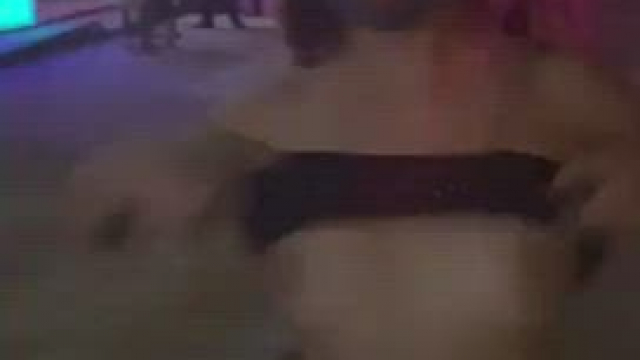 Striping in the middle of the street