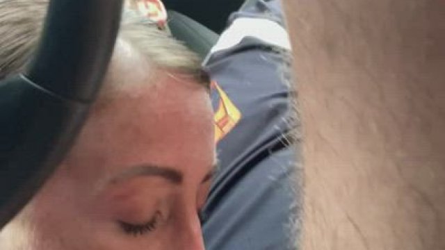 Think you could keep the wheel straight when you feel my saliva running down you