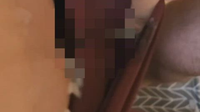 watch me use his cum to get off...