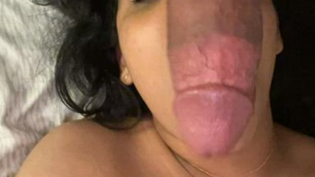 A longer clip of when I recorded the thickest dick I sucked it was bigger than m