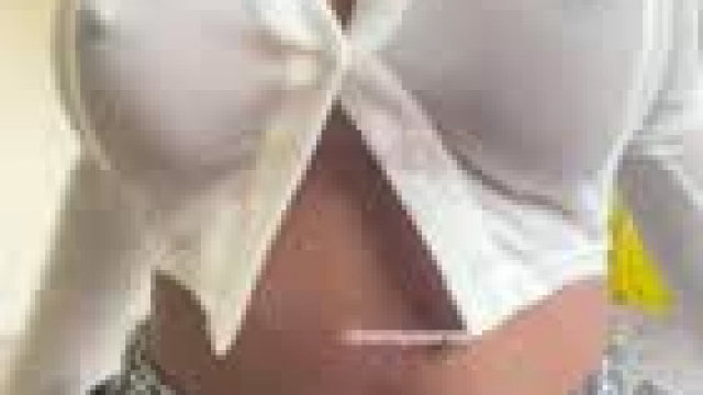 My buttons didn’t stand a chance against my natural perky tiddies