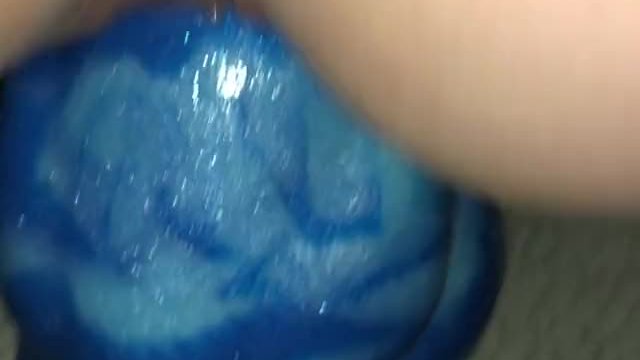 Riding my biggest dildo