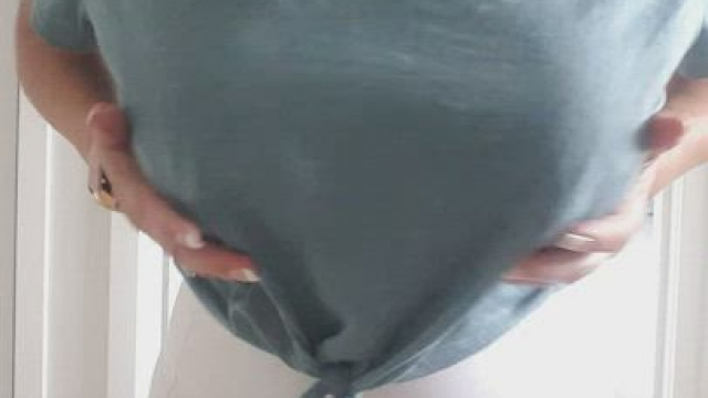 No bra while out on the town