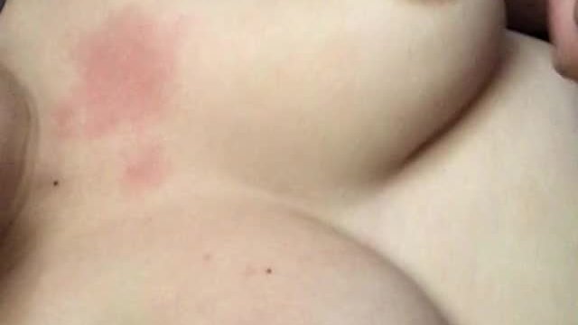 Cum on my titties