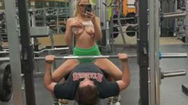 helping him get warmed up [GIF]