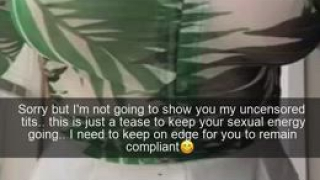 She knows how to keep you nice and compliant