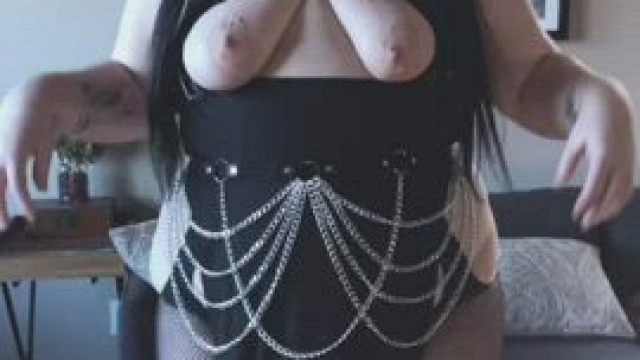 It's Tiddy Tuesday...enjoy these pale goth milkers!