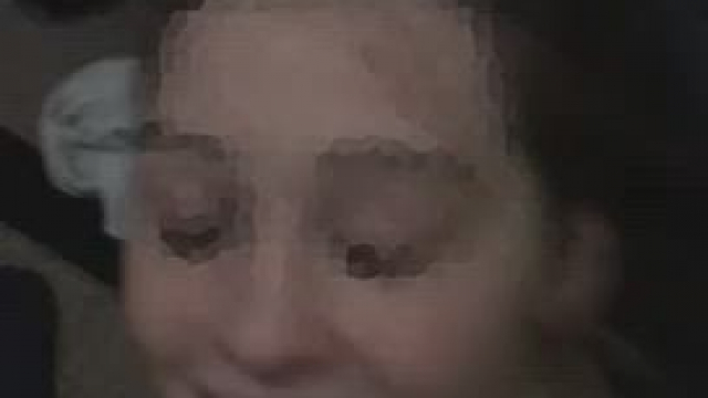 Amateur babe takes a facial