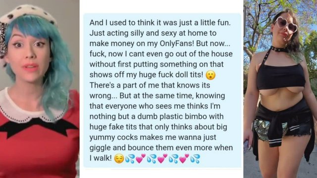 Feeling my tits bounce when I walk makes me wet