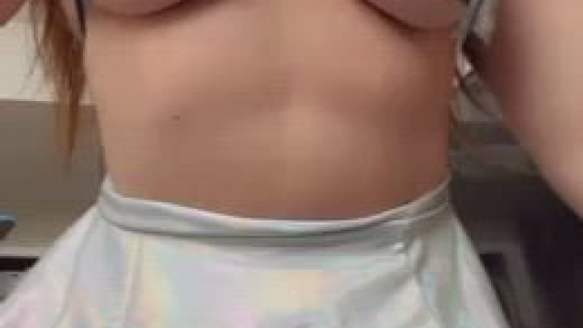 College girl by day, bikini clad slut bouncing her funbags by night