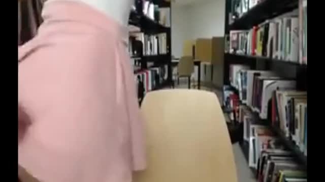 Watch "Showing Off Her Ass In The Library Gif" Gif and Video Sour...