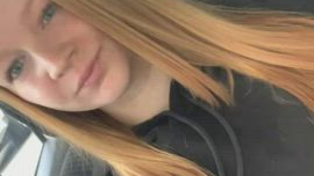 Cheeky flash before class in the parking lot [GIF]