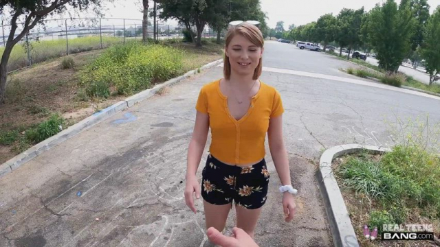 Ginger Grey - Farm Girl Redhead Grey Sucks In Public And Gets A Creampie