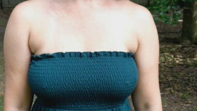 Mom in a little green dress :)