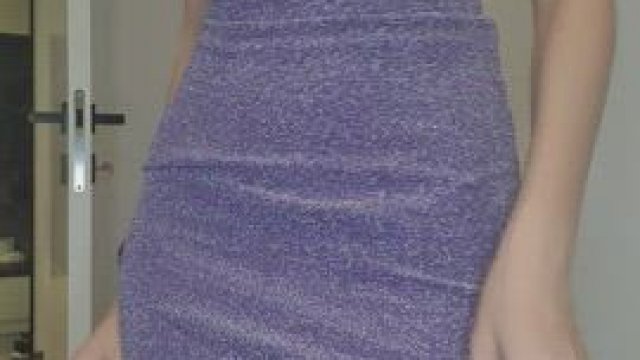 Perfect dress for showing my tiny tits=)