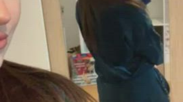 Would you prefer touching my cozy pyjama or my ass :P