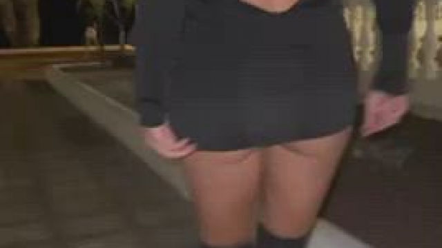 I hope you appreciate my anal plug on the street (f)