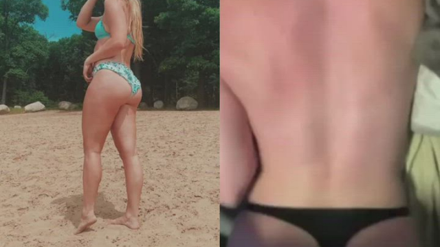 Thick blonde takes it all