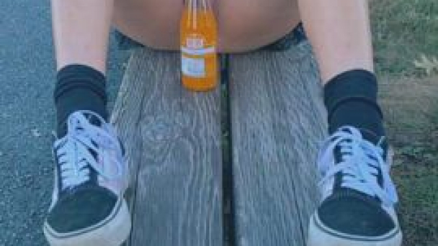 Orange soda and finger fuck kinda day [GIF]