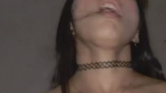 Stepsis jumping on my cock