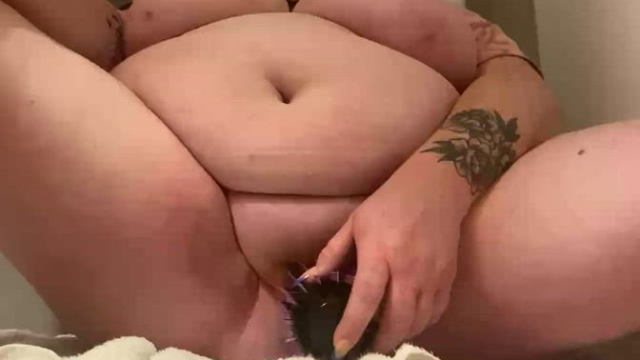 Do you love the way my tits bounce when I screw my self with my brush?