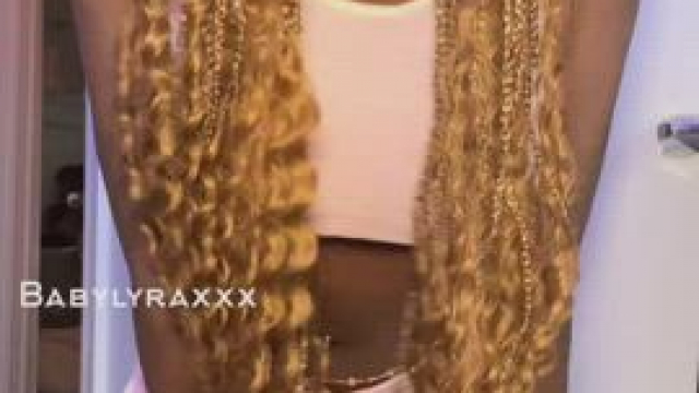 Hold my braids and pound away