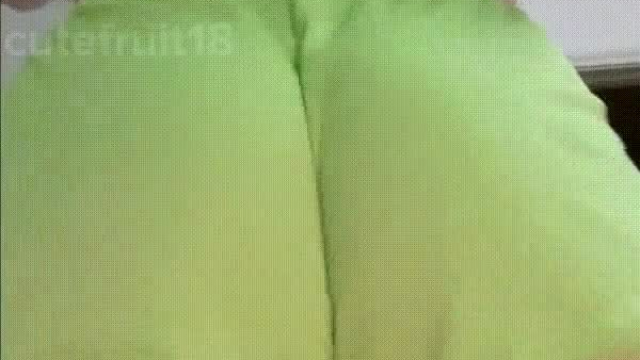 hope you like how my ass swallows up these green shorts :>