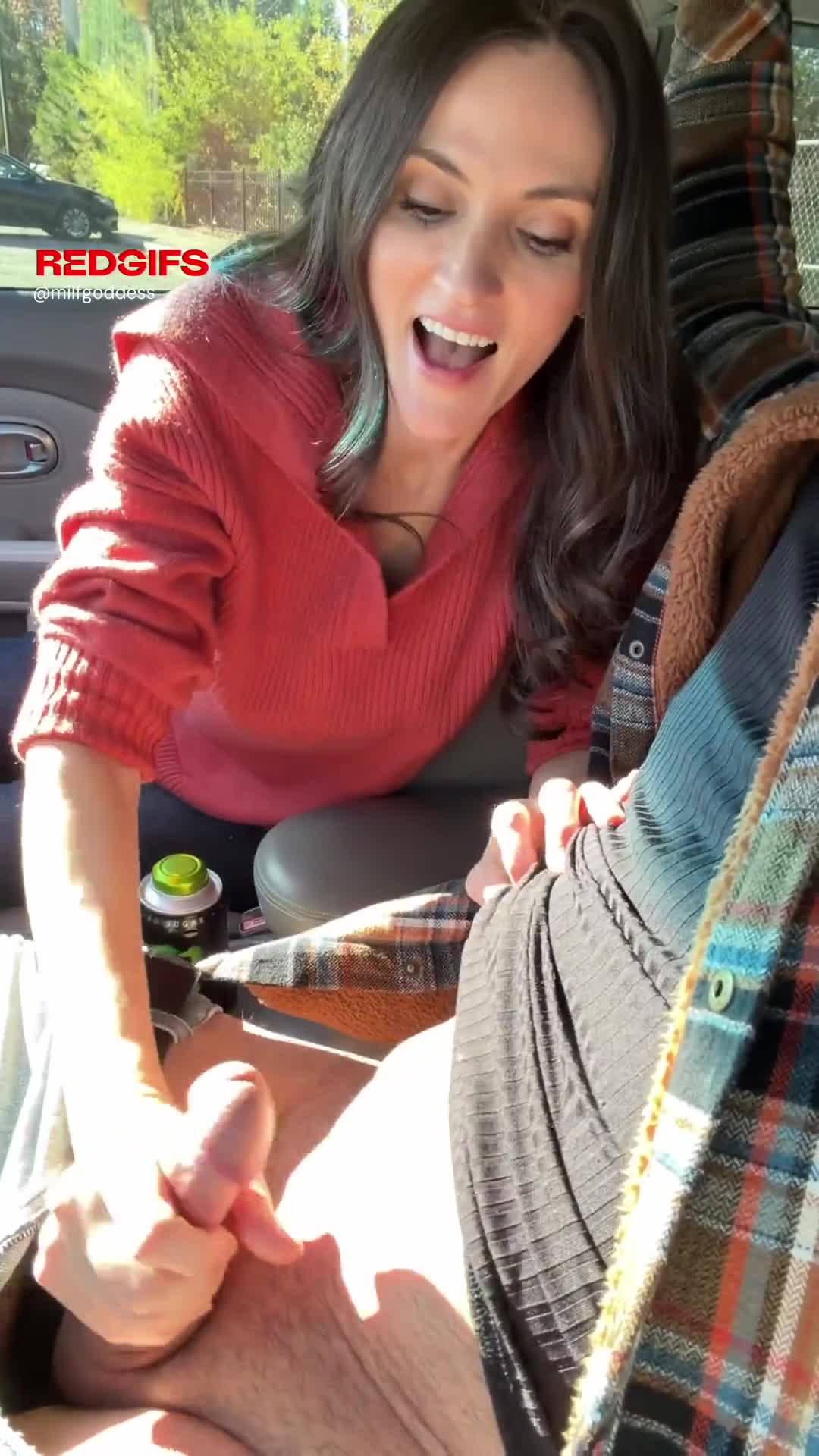 Surprise birthday handjob