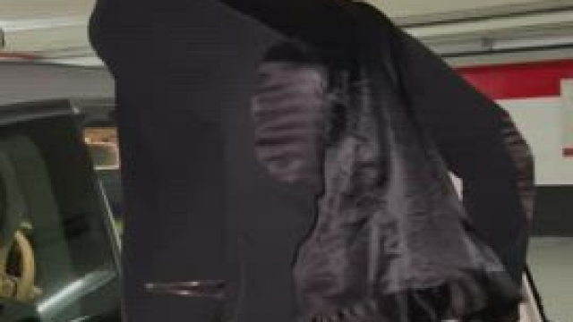 Flashing of my beautiful little ass toy (f)