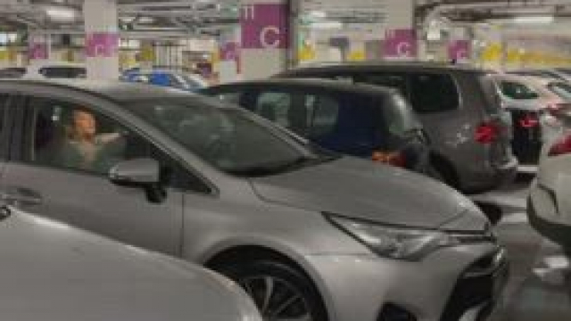 saw my crush in the parking lot :D