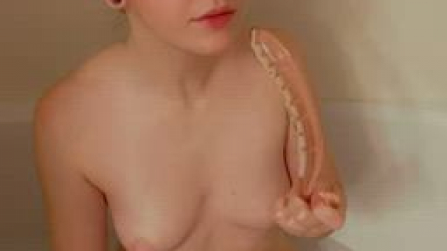 I’ll let you cum inside me after I deep throat your dick