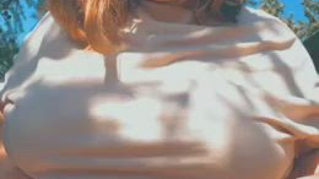 Titty drop for you on this gorgeous day