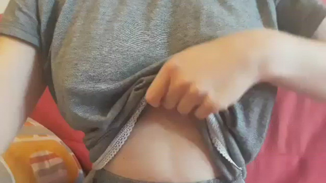 My boobs aren’t huge, but very perky